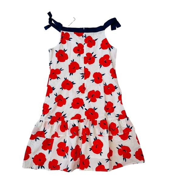 NWT Florence Eiseman Size 12 Floral Dress with Shoulder Ties - Picture 5 of 6